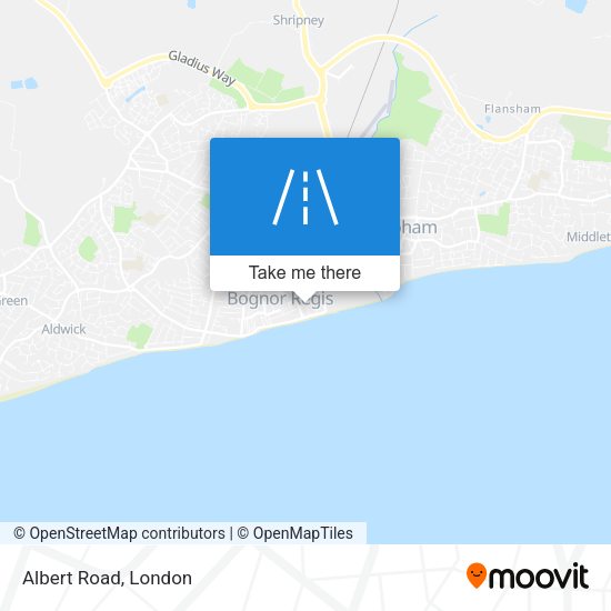 Albert Road map