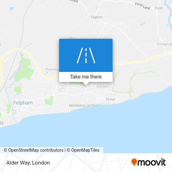 Alder Way map