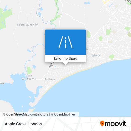 Apple Grove map