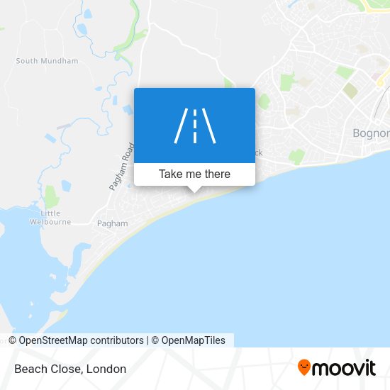 Beach Close map