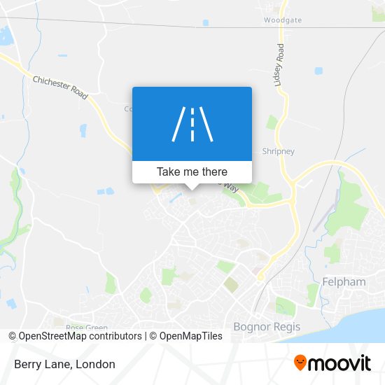 Berry Lane map