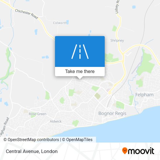 Central Avenue map