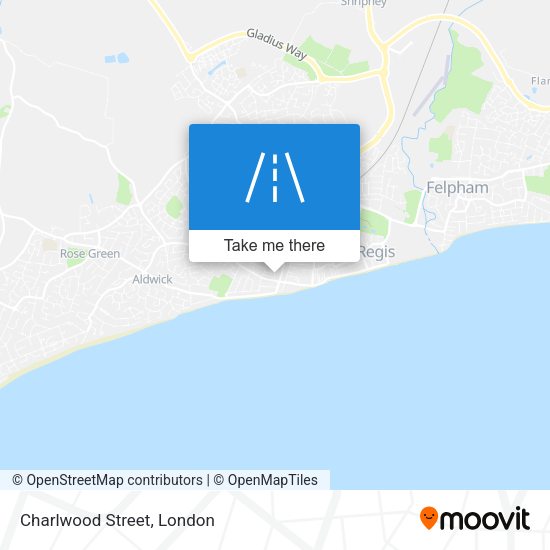 Charlwood Street map