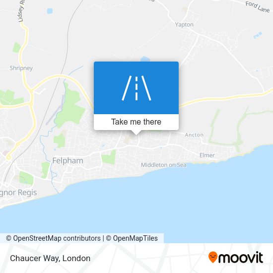 Chaucer Way map