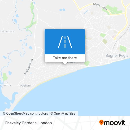 Cheveley Gardens map