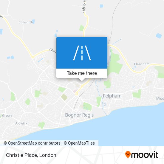 Christie Place map