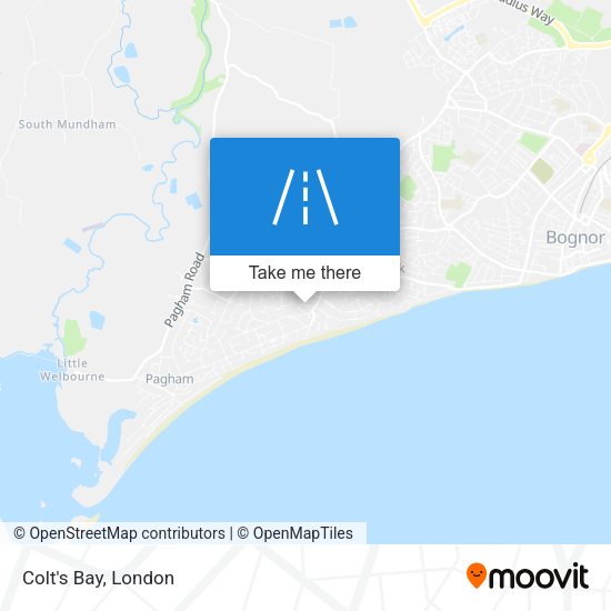 Colt's Bay map