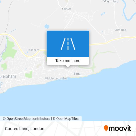 Cootes Lane map