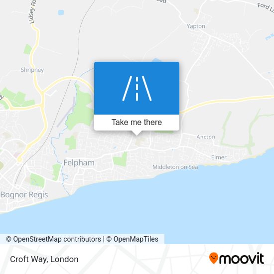 Croft Way map