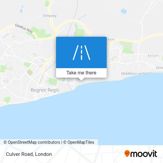 Culver Road map
