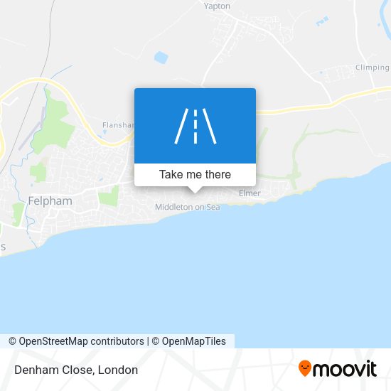 Denham Close map