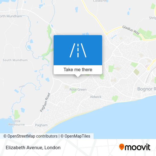 Elizabeth Avenue map