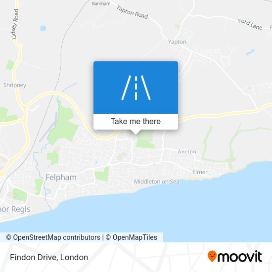 Findon Drive map