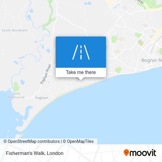 Fisherman's Walk map