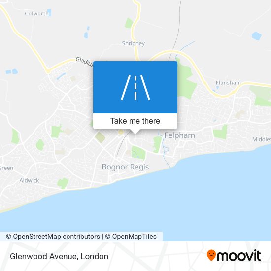 Glenwood Avenue map