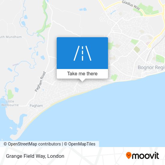 Grange Field Way map
