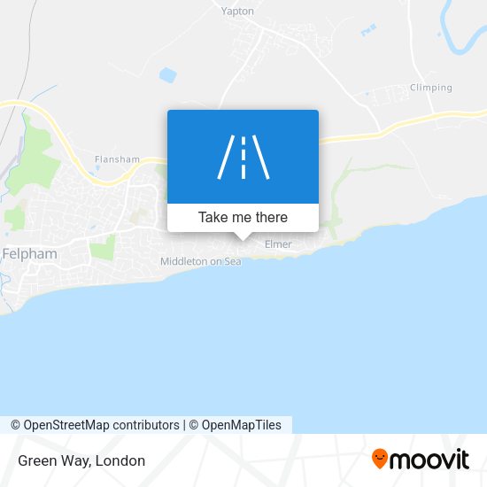 Green Way map