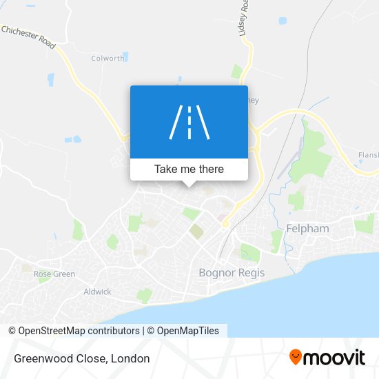 Greenwood Close map