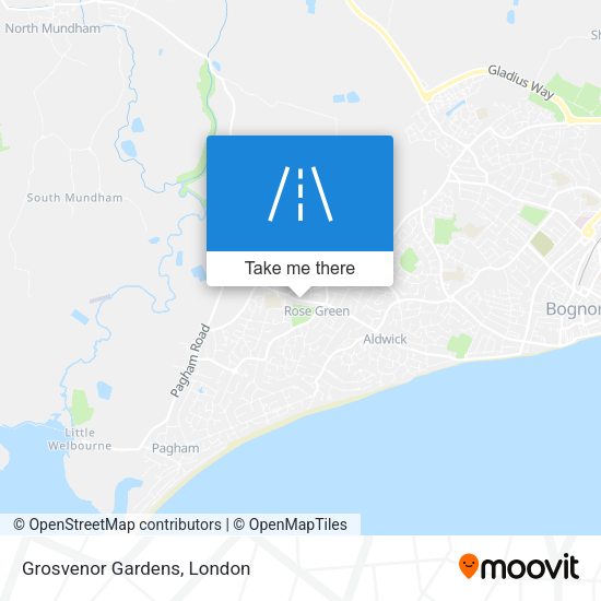 Grosvenor Gardens map
