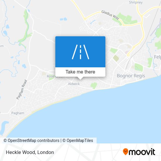 Heckle Wood map