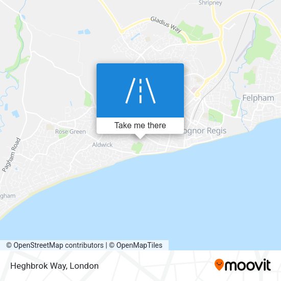 Heghbrok Way map