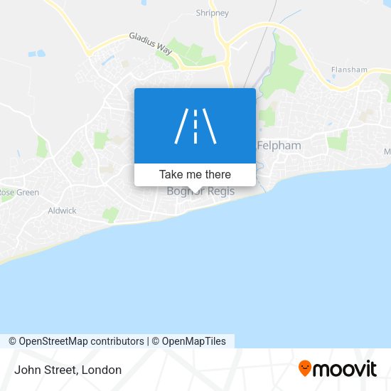 John Street map