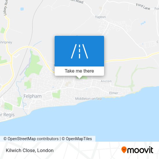 Kilwich Close map