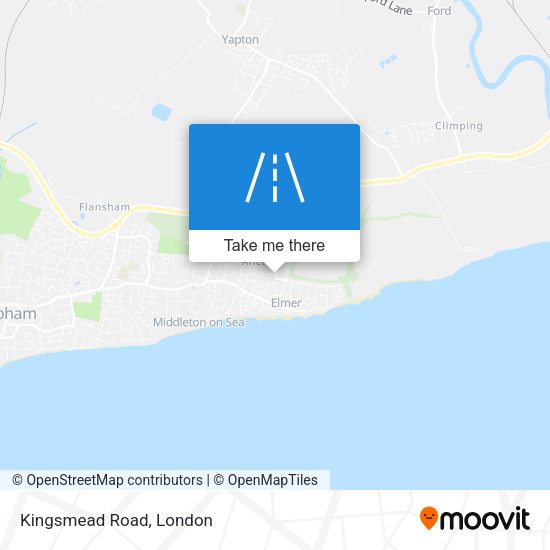 Kingsmead Road map