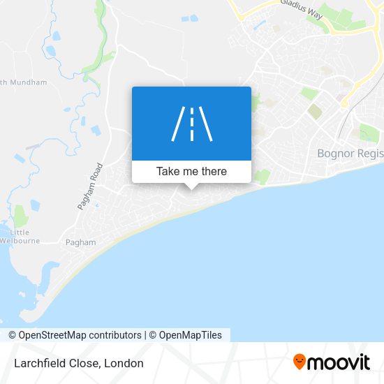 Larchfield Close map