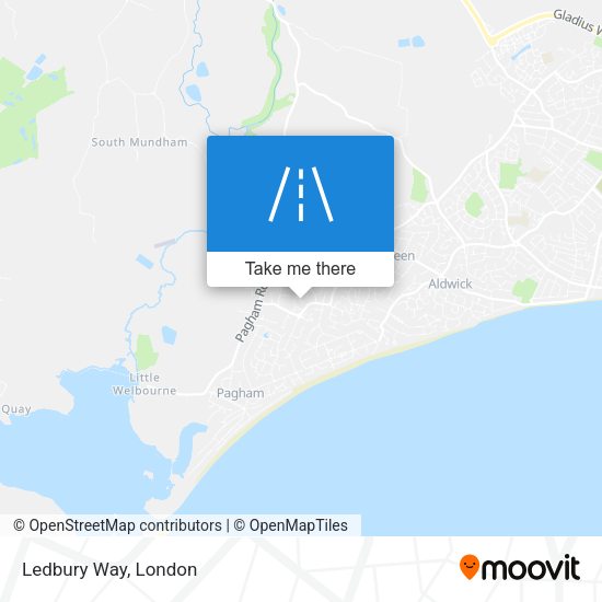 Ledbury Way map