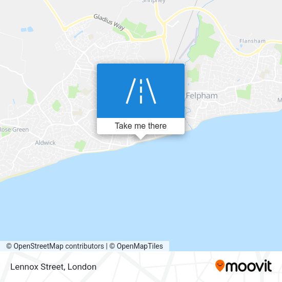 Lennox Street map