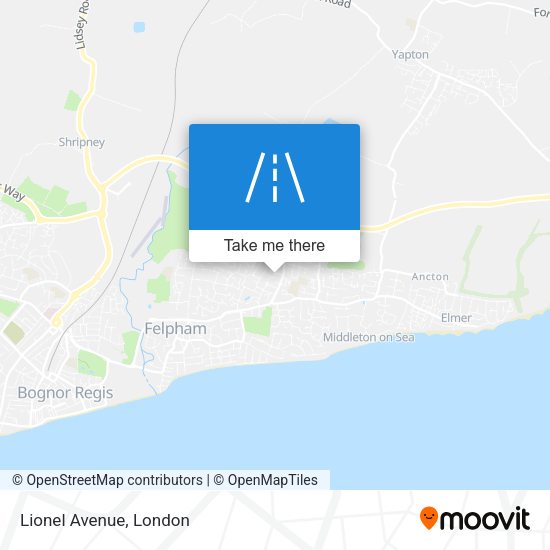 Lionel Avenue map