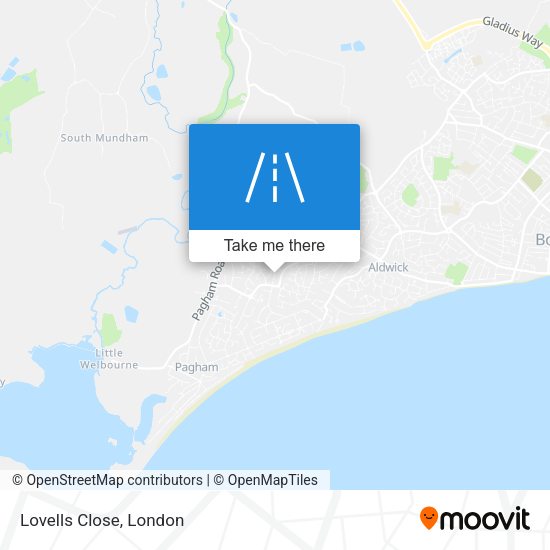 Lovells Close map
