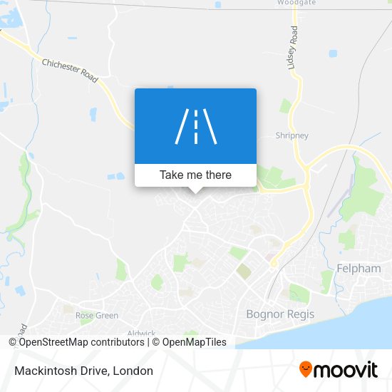 Mackintosh Drive map