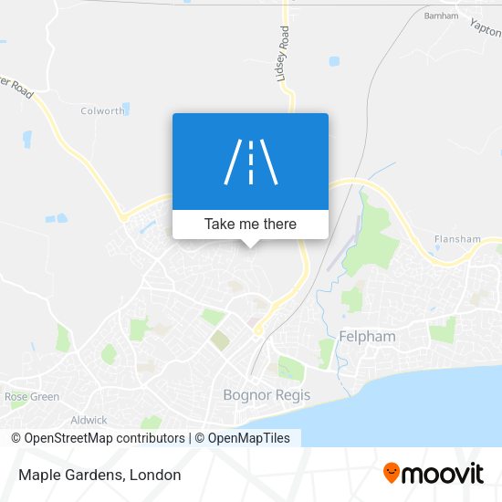 Maple Gardens map