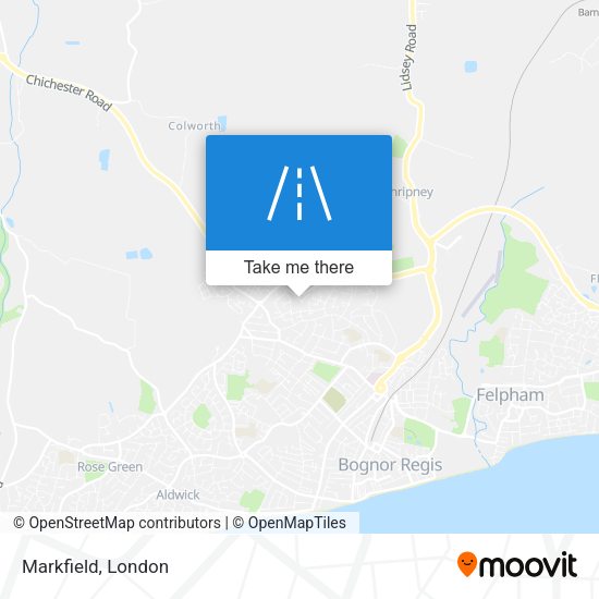 Markfield map