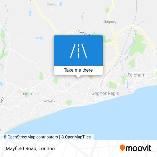 Mayfield Road map