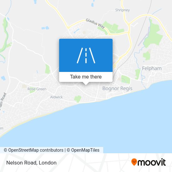 Nelson Road map