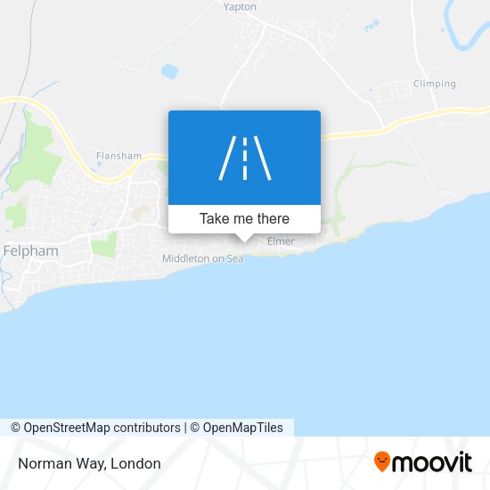 Norman Way map