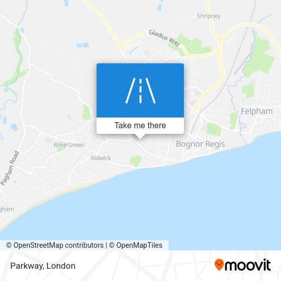 Parkway map