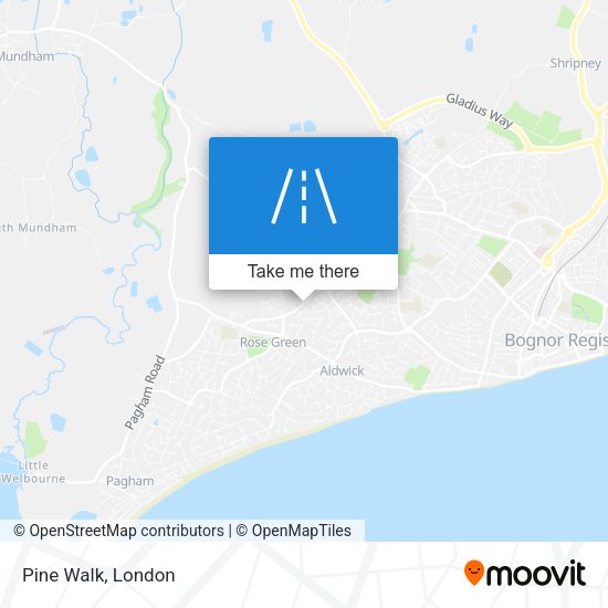 Pine Walk map