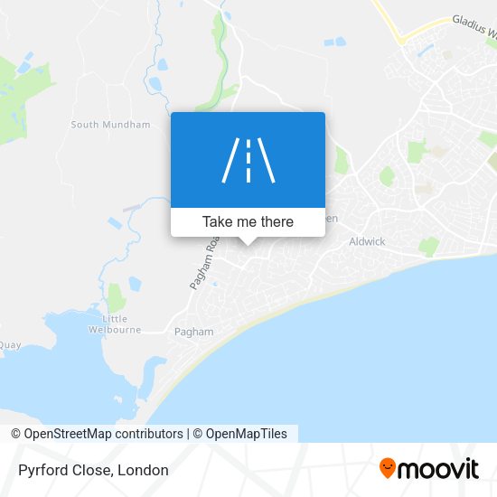 Pyrford Close map