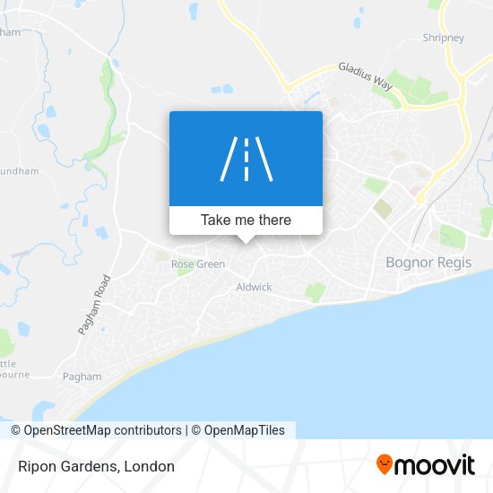 Ripon Gardens map