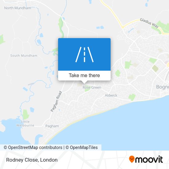 Rodney Close map