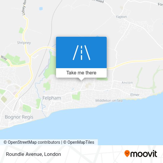 Roundle Avenue map