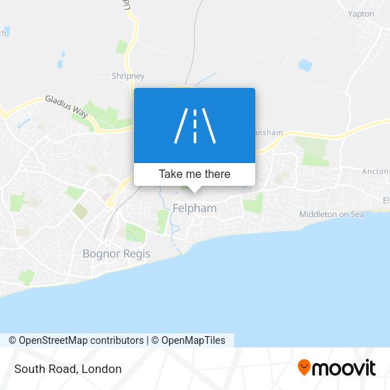 South Road map