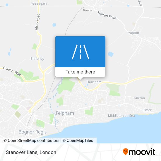 Stanover Lane map