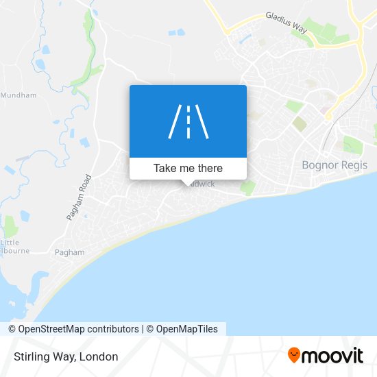 Stirling Way map