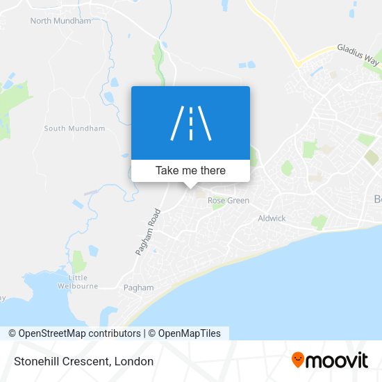 Stonehill Crescent map