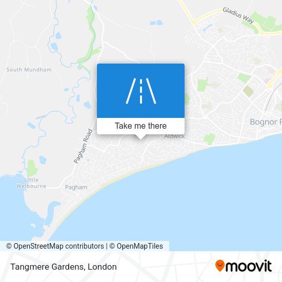 Tangmere Gardens map